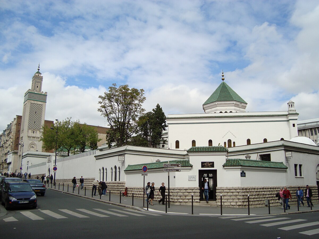 La Grande Mosquée de Paris.